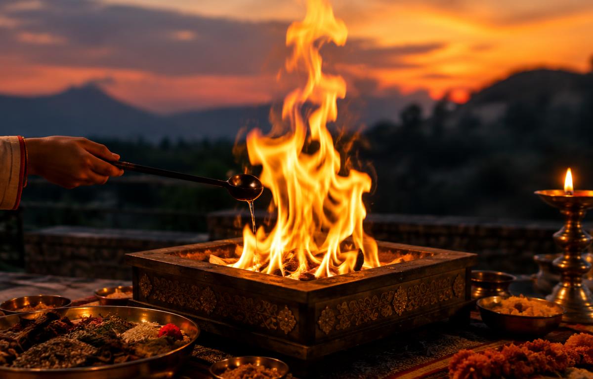 Baglamukhi Havan: Method and Spiritual Meaning